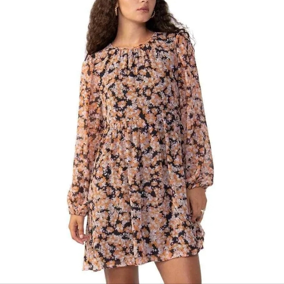 Floral Babydoll Dress - Picture 1 of 4